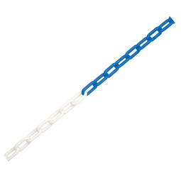 JSP HDC000-265-700 Plastic Chain Coil  Blue/ White 25M