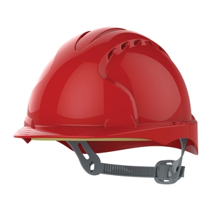 JSP AJF160-000-600 Evo 3 Vented Helmet Red