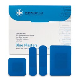 Reliance Medical Metallic Assorted Plasters Blue