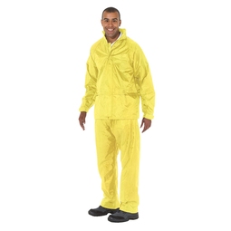 Lightweight Rainsuit 2 Piece Polyester / PVC Yellow