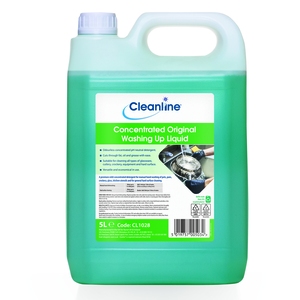 Cleanline Concentrated Original Washing Up Liquid 5 Litre 
