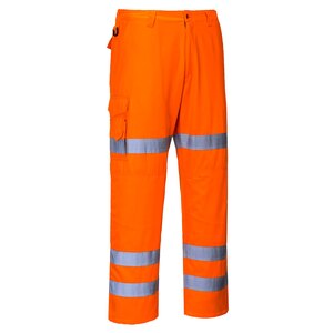 Hi Vis Cargo Trousers Orange