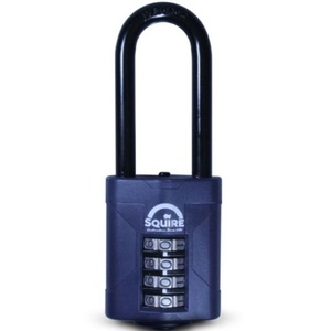 Squire CP50/2.5 50mm Extra Long Shackle Combination Padlock