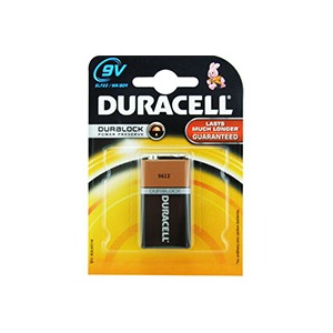 Battery Duracell 9V (6LF22/MN1604) (Pack 1 Battery Only )
