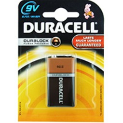 Battery Duracell 9V (6LF22/MN1604) (Pack 1 Battery Only )