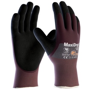 ATG 56-425B Maxidry Glove 3/4 Palm Nitrile Coated 4121A