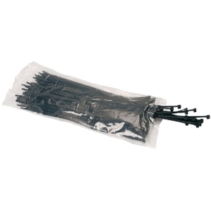 Cable Ties Plastic Black (Pack 100) 4.8MMx300MM 230061