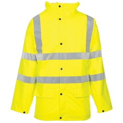 Hi Vis Executive Breathable Traffic Jacket Yellow