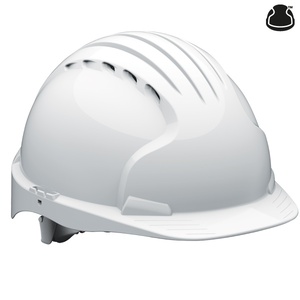 JSP Olympus Mid Peak Vented Helmet AKF170-000-100 White
