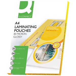 Laminator Pouches A4 (Pack of 100) (KF04114)