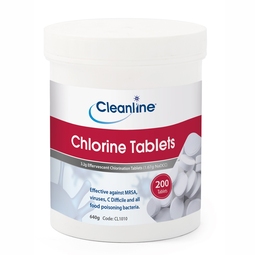 Cleanline Chlorine Tablets Tub Of 200