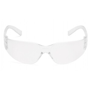 Pyramex Intruder Clear Lens Saftey Specs with Clear Temples