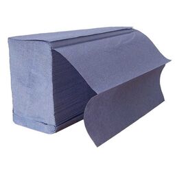 Z Fold Hand Towels 1 Ply Blue