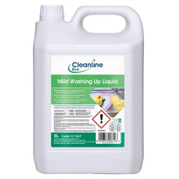 Cleanline Eco Mild Washing Up Liquid 5 Litre