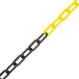 JSP  Plastic Chain Coil Yellow/Black 6MMx25M