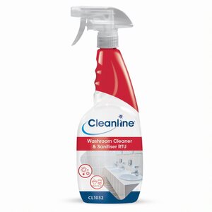 Cleanline Washroom Cleaner & Sanitiser 750ML