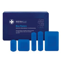 Relaince Medical Detectable Assorted Plaster Kit Blue