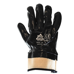 Glove Keepsafe Nitrile Fully Coated K/W Blue GLO142 303033