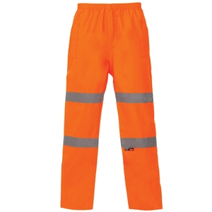Hi Vis Breathable Over Trousers Orange GO/RT