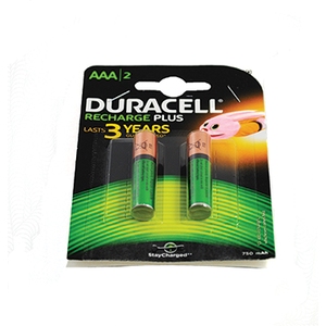 Battery Duracell Rechargable AAA (800MAH) (Pack 4)