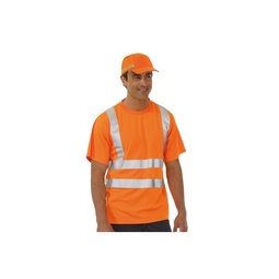 KeepSAFE High Visibility Rail T-Shirt Orange