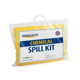 Lubetech Chemical Spill Kit Clip Closed Bag 15 Litre