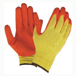 Glove Keepsafe Latex Palm Coated Grip Orange GLO107 303040