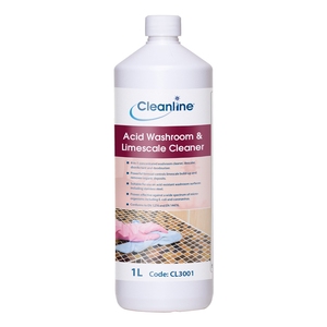 Cleanline Acid Washroom & Limescale Cleaner 1 Litre (CL3001)