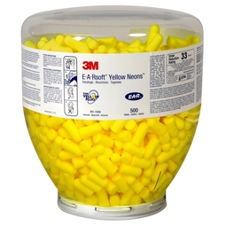 3M PD-01-002 Earsoft Yellow Neon Refil One Touch (500 Pairs)