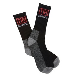 Socks Tuf Revolution H/W (Twin Pack) Black One Size 364033