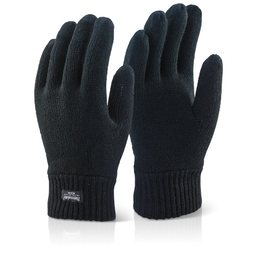 Thinsulate Woolly Gloves Black
