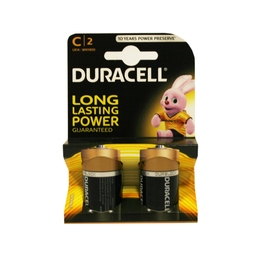 Battery Duracell C (LR14/MN1400) (Pack 2)