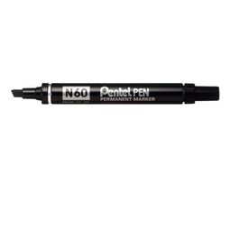 Pentel N60 Permanent Marker Chisel Tip Black