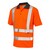 P02-O Rockham Recycled Ecoviz Ss Coolviz Polo Shirt Orange