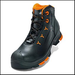 6503.2 Uvex 2 S3 Black Boot Full Grain Smooth Leather