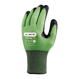 Skytec TRC705 Tricolore PU Coated Cut Level E Glove Green (Pair)