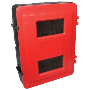 Fire Extinguisher Cabinet c/w Clear Double Panel