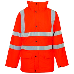 Hi Vis Executive Breathable Traffic Jacket Orange GO/RT