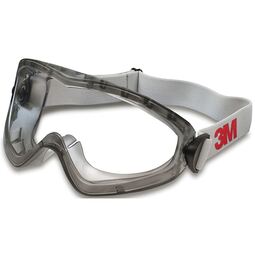 3M Sealed Non Vented Polycarb Clear Lens Goggle