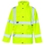 Hi Vis Breathable Unlined Waterproof Jacket Yellow