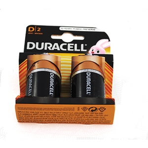 Battery Duracell D (LR20/MN1300) (Pack 2)