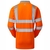 PULSAR® PR470 Hi Vis Orange Long Sleeved Polo Shirt 4XL-7XL