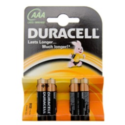 Battery Duracell AAA (LR03/MN2400) (Pack 4)