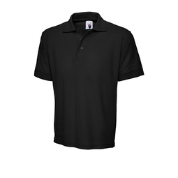Heavyweight Polo Shirt Black