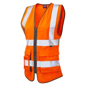 Hi Vis Lynmouth Ladies Vest Orange