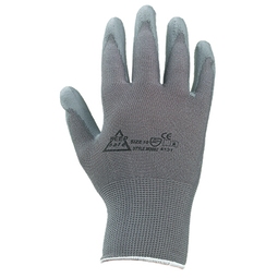Glove Keepsafe PU Palm Coated Grey GLO162 303052