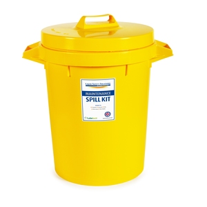 Maintenance Spill Kit In a Dustbin 80 Litre