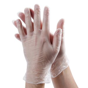 Disposable Vinyl Powdered Gloves