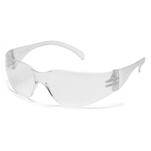 Pyramex Intruder Clear Lens Saftey Specs with Clear Temples