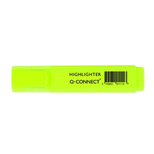 Q Connect Highlighter Pen Yellow (Pack 10)
